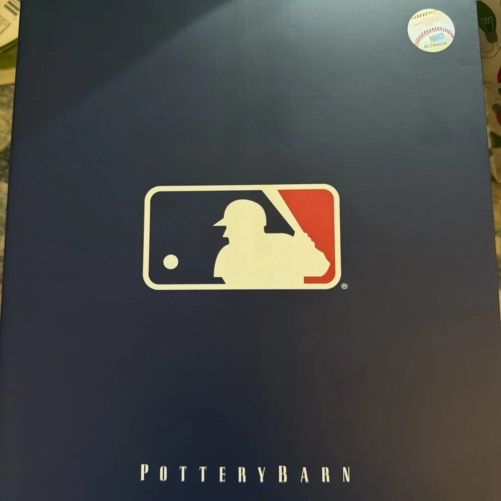 Pottery‎ Barn MLB Decanter Set NIB set Of 3